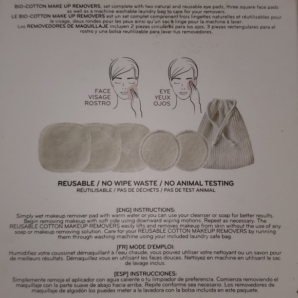 Daily Bio Cotton Makeup Removers - Picture 3 of 3